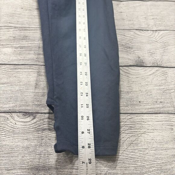 Women's Marika Cut Back High Waist Crop Leggings Blue High Waist Sz L workout - Picture 7 of 9